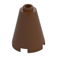 LEGO® los onderdeel Kegel in kleur Roodachtig Bruin 3942c