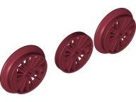 Plaatje in Gallery viewer laden, LEGO® los onderdeel Wiel in kleur Donkerrood 85489