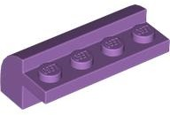 Plaatje in Gallery viewer laden, LEGO® los onderdeel Dakpan Gebogen Medium Lavendel 6081
