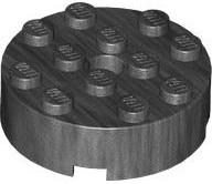 LEGO® los onderdeel Steen Rond Parel Donkergrijs 87081