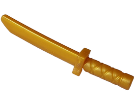 LEGO® los onderdeel Wapen in kleur Parel Goud 5644