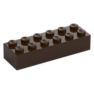 Plaatje in Gallery viewer laden, LEGO® los onderdeel Steen in kleur Donker Bruin 2456