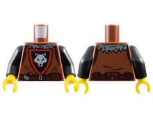 Plaatje in Gallery viewer laden, LEGO® Lijf met Motief Roodachtig Bruin 973pb5568c01