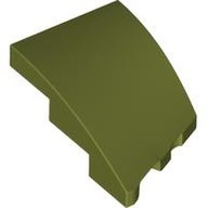 LEGO® los onderdeel Wig in kleur Olijfgroen 80177