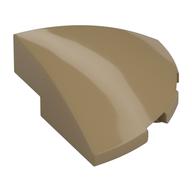 LEGO® los onderdeel Dakpan Gebogen Donker Geelbruin 76797