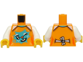 LEGO® Lijf met Motief Helder Licht Oranje 973pb5822c01