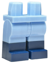 Plaatje in Gallery viewer laden, LEGO® Benen met Motief Helder Lichtblauw 970c00pb0537