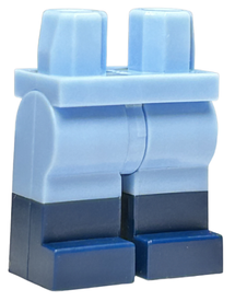 LEGO® Benen met Motief Helder Lichtblauw 970c00pb0537