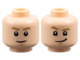 LEGO® los onderdeel Hoofd in kleur Lichte Noga 3626pb3760