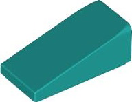 LEGO® los onderdeel Dakpan Algemeen Donker Turkoois 5404