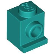 LEGO® los onderdeel Steen Aangepast Donker Turkoois 4070