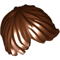 LEGO® los onderdeel Haar in kleur Roodachtig Bruin 87991