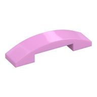 LEGO® los onderdeel Dakpan Gebogen in kleur Fel Roze 93273