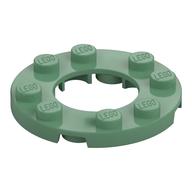 LEGO® los onderdeel Plaat Rond in kleur Zandgroen 11833
