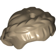 LEGO® los onderdeel Haar in kleur Donker Geelbruin 64807