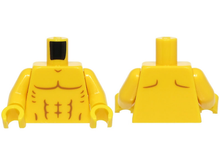 Plaatje in Gallery viewer laden, LEGO® los onderdeel Lijf met Motief Geel 973pb5732c01