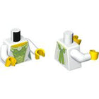 LEGO® los onderdeel Lijf met Motief Wit 973pb5739c01