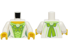 LEGO® los onderdeel Lijf met Motief Wit 973pb5739c01