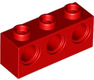 Plaatje in Gallery viewer laden, LEGO® los onderdeel Technische Steen in kleur Rood 5565
