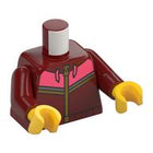 LEGO® los onderdeel Lijf met Motief Donkerrood 973pb5751c01