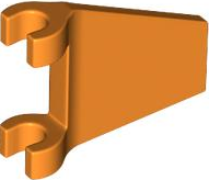 LEGO® los onderdeel Vlag in kleur Oranje 80324