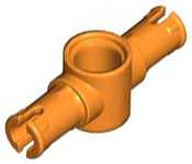 Plaatje in Gallery viewer laden, LEGO® los onderdeel Technische Pin in kleur Oranje 87082