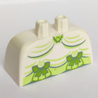LEGO® los onderdeel Benen Aangepast met Motief Wit 24068pb04