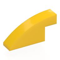 Plaatje in Gallery viewer laden, LEGO® los onderdeel Dakpan Gebogen in kleur Geel 3573