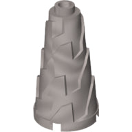 Plaatje in Gallery viewer laden, LEGO® los onderdeel Kegel in kleur Zilver 28598