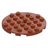 Plaatje in Gallery viewer laden, LEGO® los onderdeel Plaat Rond in kleur Donker Oranje 11213