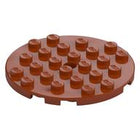 LEGO® los onderdeel Plaat Rond in kleur Donker Oranje 11213