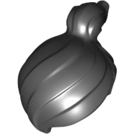 LEGO® los onderdeel Haar in kleur Zwart 15427