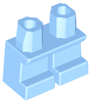 LEGO® los onderdeel Benen Aangepast Helder Lichtblauw 41879