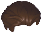 LEGO® los onderdeel Haar in kleur Donker Bruin 25972