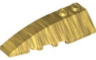 LEGO® los onderdeel Wig in kleur Parel Goud 41748