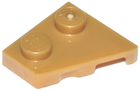 LEGO® los onderdeel Wig Plaat in kleur Parel Goud 24299