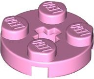 Plaatje in Gallery viewer laden, LEGO® los onderdeel Plaat Rond in kleur Fel Roze 4032