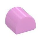 LEGO® los onderdeel Dakpan Gebogen in kleur Fel Roze 49307
