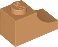 Plaatje in Gallery viewer laden, LEGO® los onderdeel Steen Boog in kleur Medium Noga 78666