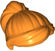 LEGO® los onderdeel Haar in kleur Oranje 87990