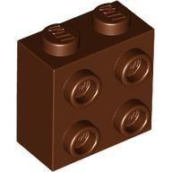 Plaatje in Gallery viewer laden, LEGO® los onderdeel Steen Aangepast Roodachtig Bruin 22885