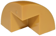 Plaatje in Gallery viewer laden, LEGO® los onderdeel Steen Rond in kleur Parel Goud 5906