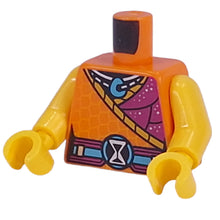 Plaatje in Gallery viewer laden, LEGO® los onderdeel Lijf met Motief Oranje 973pb5745c01