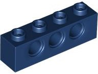 Plaatje in Gallery viewer laden, LEGO® los onderdeel Technische Steen Donkerblauw 3701
