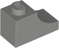 Plaatje in Gallery viewer laden, LEGO® onderdeel Steen Boog Donker Blauwachtig Grijs 78666