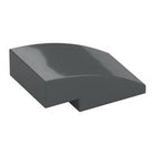 LEGO® Dakpan Gebogen Donker Blauwachtig Grijs 24309