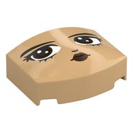 LEGO® los onderdeel Wig met Motief Licht Geelbruin 5787pb002