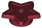 Plaatje in Gallery viewer laden, LEGO® los onderdeel Plaat Rond in kleur Donkerrood 11609
