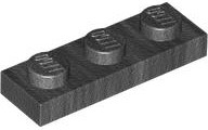 LEGO® los onderdeel Plaat Algemeen Parel Donkergrijs 3623