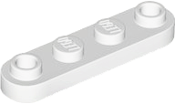 Plaatje in Gallery viewer laden, LEGO® los onderdeel Plaat Rond in kleur Wit 77845